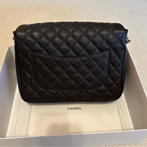NWT Chanel Black Caviar Quilted Flap Bag - Picture 2 of 15